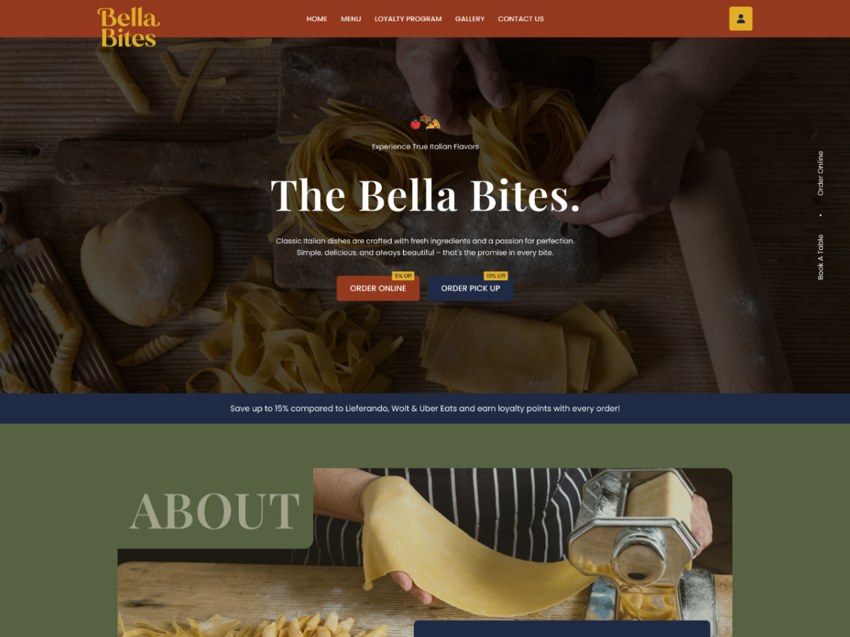 Bella Bites Theme