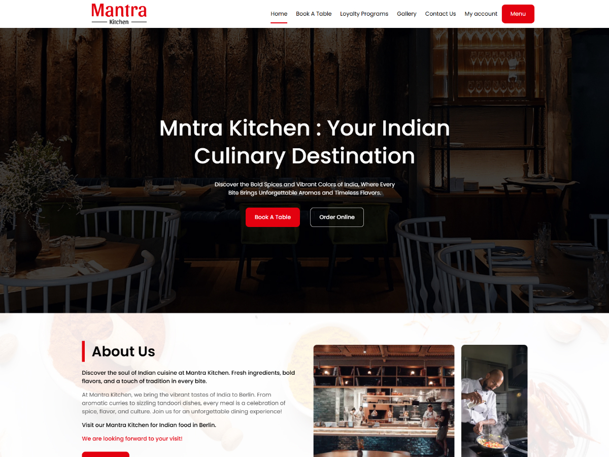 Maa Food Theme