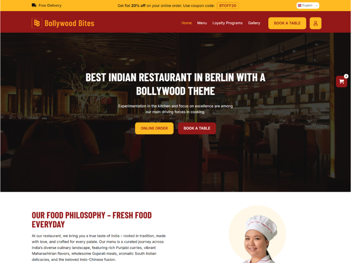Spicy Bites Theme